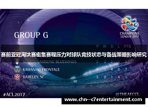 赛前亚冠淘汰赛密集赛程压力对球队竞技状态与备战策略影响研究 赛前亚冠淘汰赛密集赛程压力对球队竞技状态与备战策略影响研究
