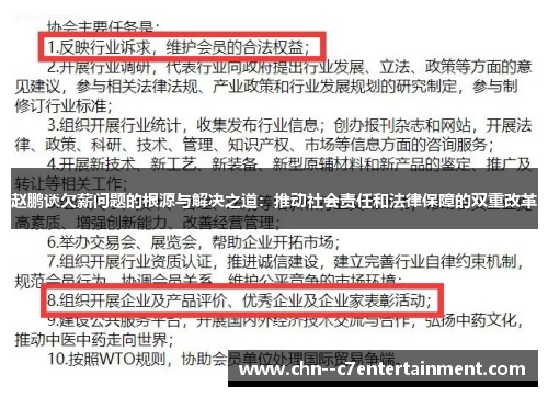 赵鹏谈欠薪问题的根源与解决之道：推动社会责任和法律保障的双重改革